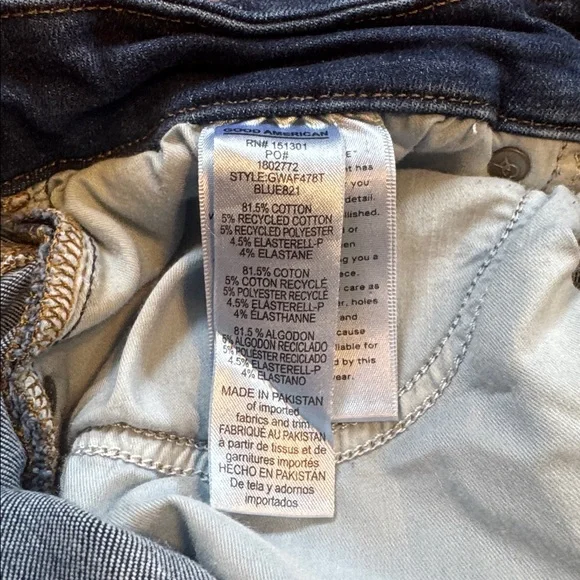 Good American Always Fits Good Legs Skinny Jeans - Women’s size 14-18 - Picture 4 of 10